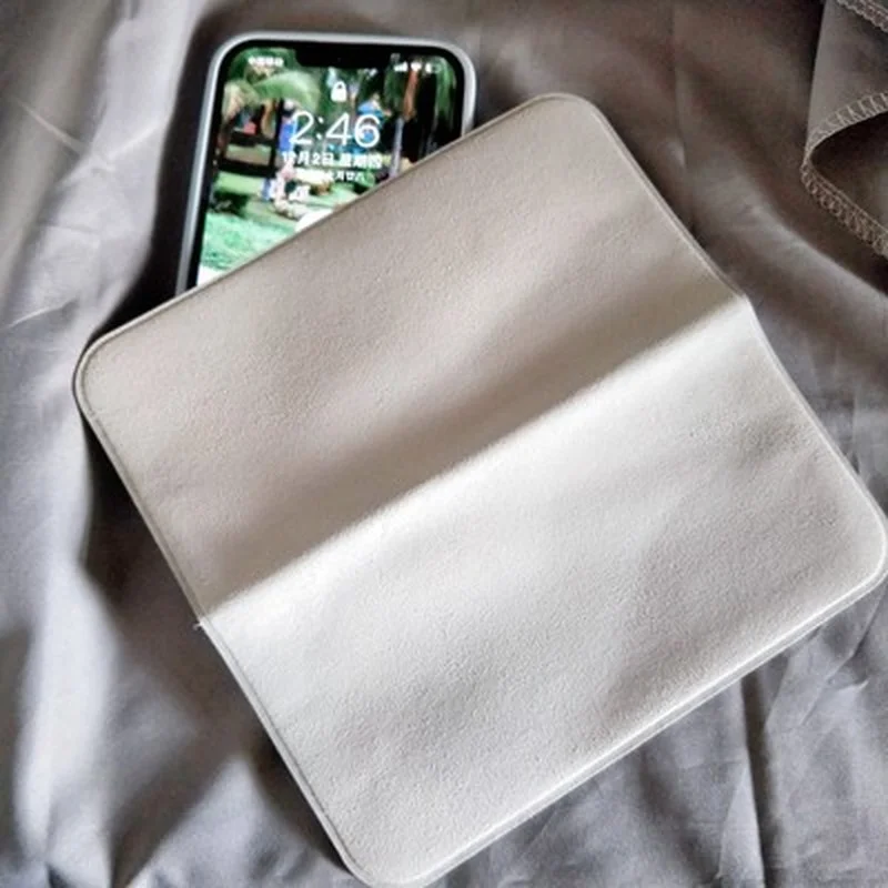 2023 Polishing Cloth For Apple iPhone iPad Air Macbook Air Screen Display Camera Polishing Cleaning Wipe Cloth For Xiaomi Google