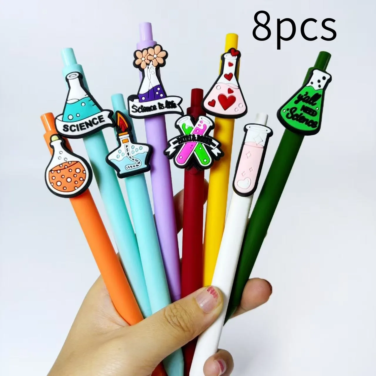 Laboratory Bottle Themed Ballpoint Pens - Perfect for Students, Office Use, and Gifts