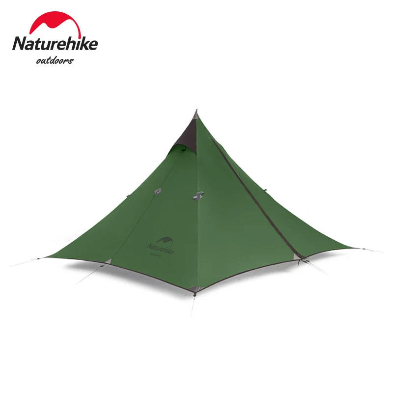 Naturehike 20D Nylon Ultralight Rainproof Tent Outdoor Camping Waterproof Teepee Tent Hiking Rodless Out Winter Stove Tents