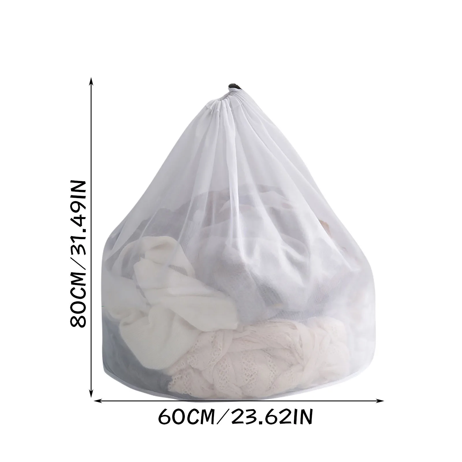 Practical Large Washing Net Bags, Durable Fine Mesh Laundry Bag With Lockable Drawstring 6