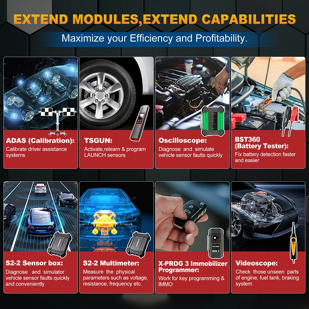 Efficient Launch Scan Tool for Automobiles 