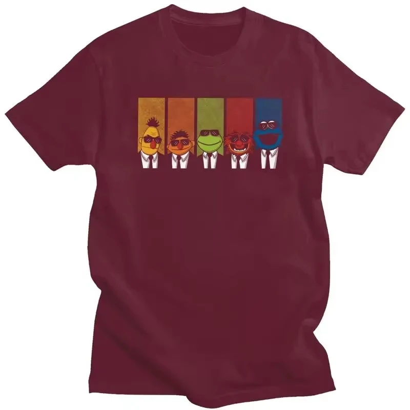 Ein neues, kreatives T-Shirt mit Charakteren der Sesamstraße Plüschshow. Hochwertiges, komfortables, verspieltes Design. – Detail 12