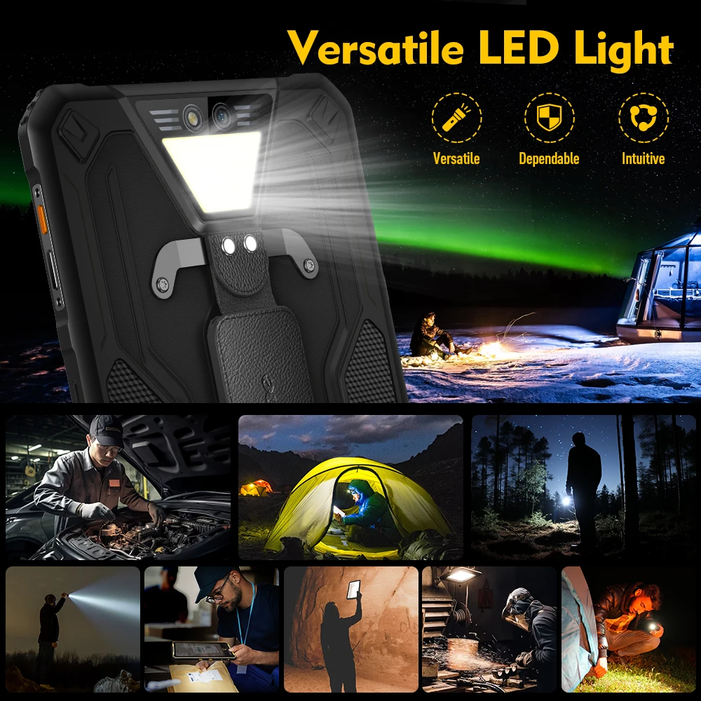 Ulefone Armor Pad 2 Rugged Tablet , 11" 2K , 18600 mAh ,IP68/IP69K Android 13 NFC GPS 4G Tablet Up to 16GB RAM 256GB ROM 2