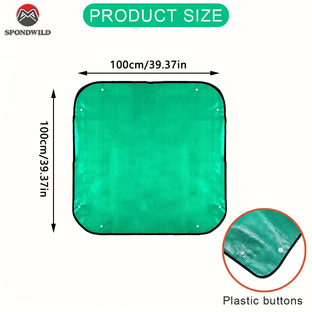 Foldable Waterproof Planting Mat Set - Reusable Gardening and Potting Pad