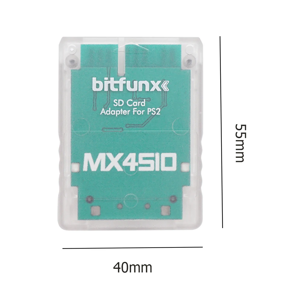 Adattatore MX4SIO Per Scheda TF/SD Per PlayStation 2 | Fatto A Mano In ABS | Per Homebrew E OPL