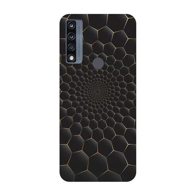 Stylish Bumper Silicone Phone Case with TPU Painted Design
