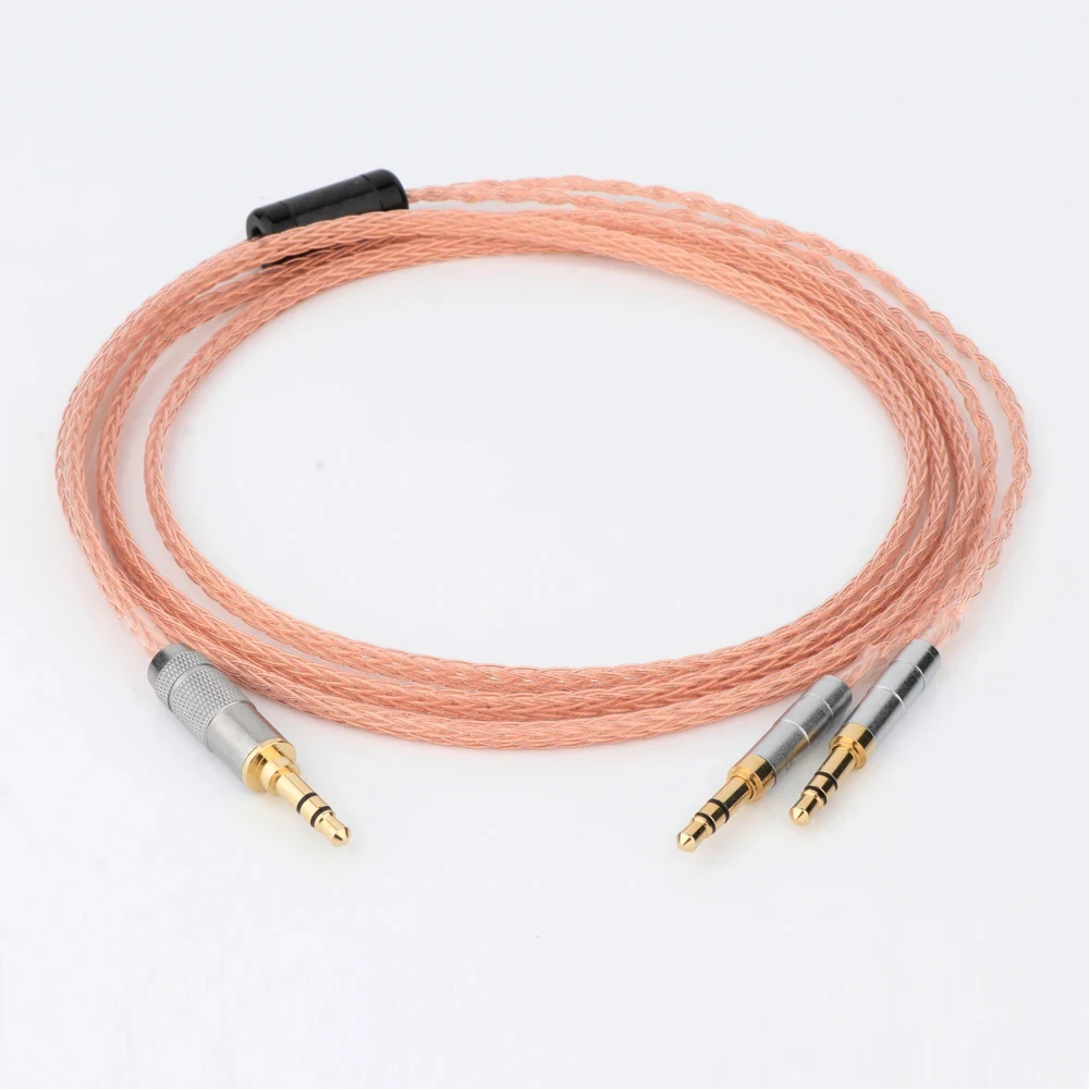 Preffair HiFi 6,5mm 2,5mm XLR 4,4mm 16-Kern 6N OCC Kopfhörerkabel Mit Mikrofon Stereo-Ohrhörer