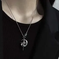 Collier avec pendentifs étoile en cristal brillant pour filles et femmes, chaînes de personnalité, Design esthétique, bijoux Y2k, 2023 2