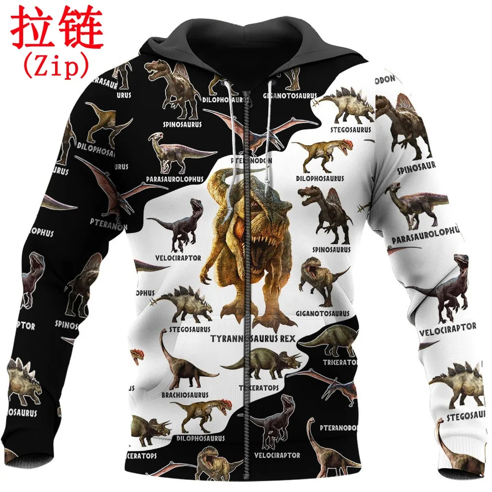 

Dinosaur pattern 3D All Over Printed Hoodie For Men/Women Harajuku Fashion Animal hooded Sweatshirt Casual Jacket Pullover