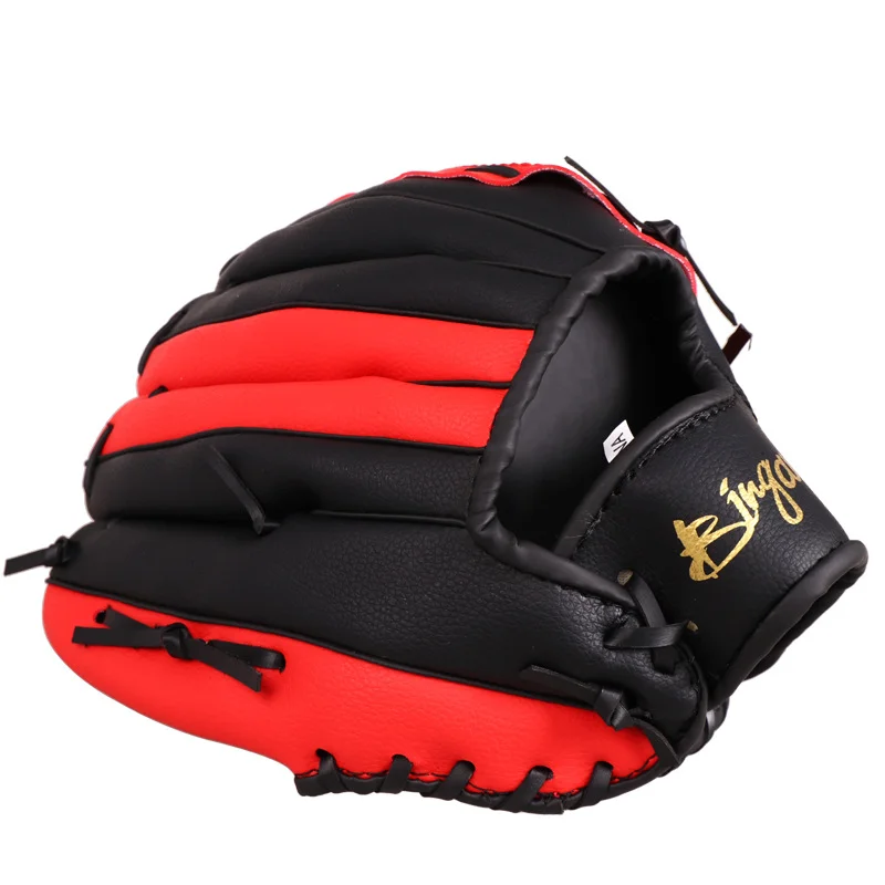 Newly Baseball Gloves Thickened Adults Softball Protective Catcher Gloves  PVC Wear-resistant Sports Hand Protective Gear