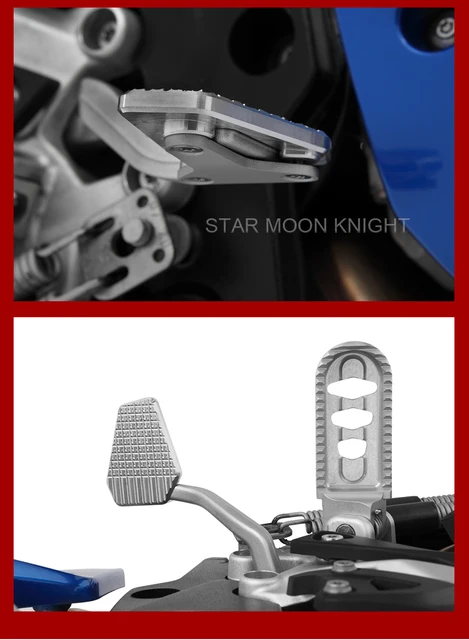 Prolunga Pedale Freno Per BMW S1000XR 2020-2024 - Alluminio CNC, Blu, Facile Installazione - Foto 8