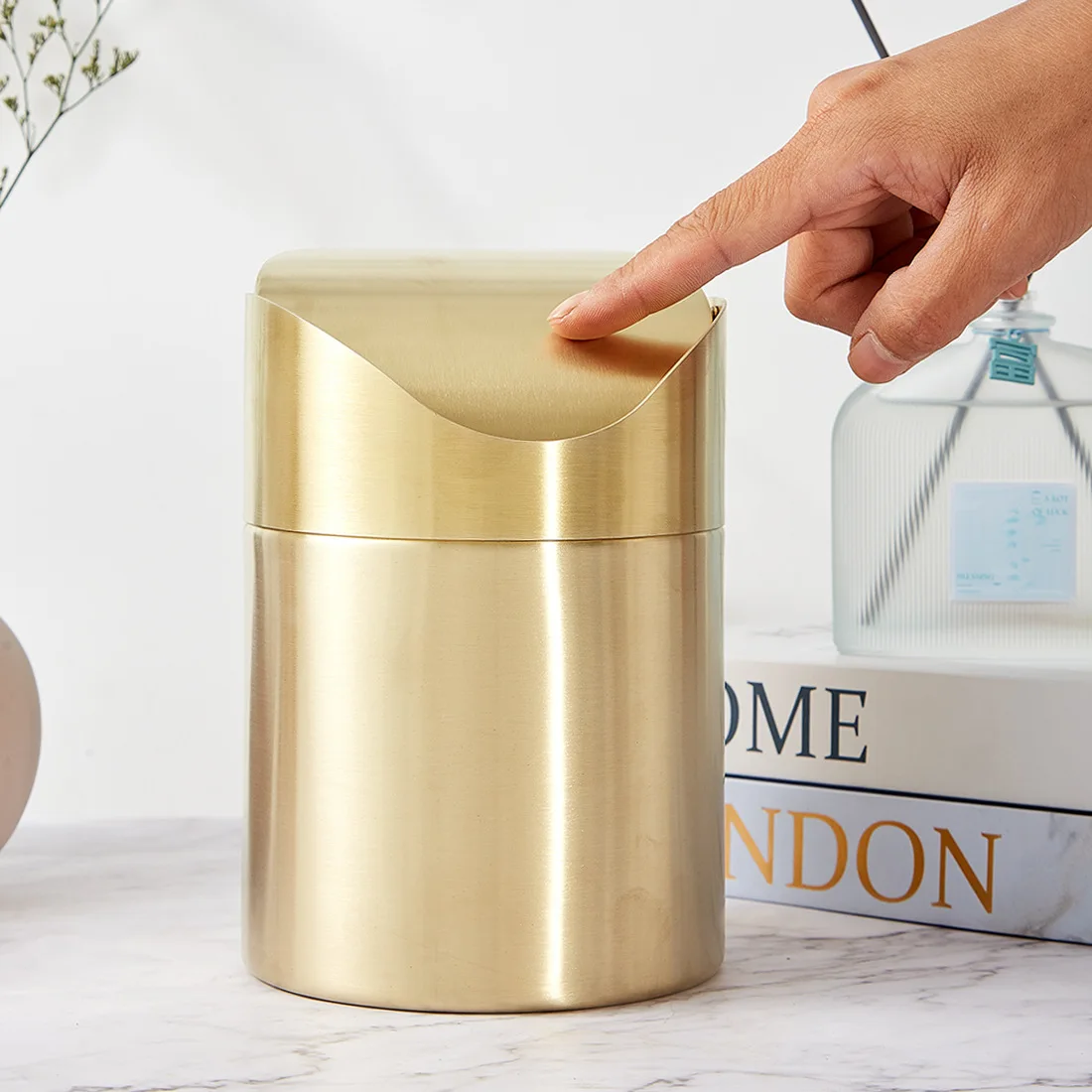 Mini desktop trash can for sale on AliExpress with free shipping and  returns.