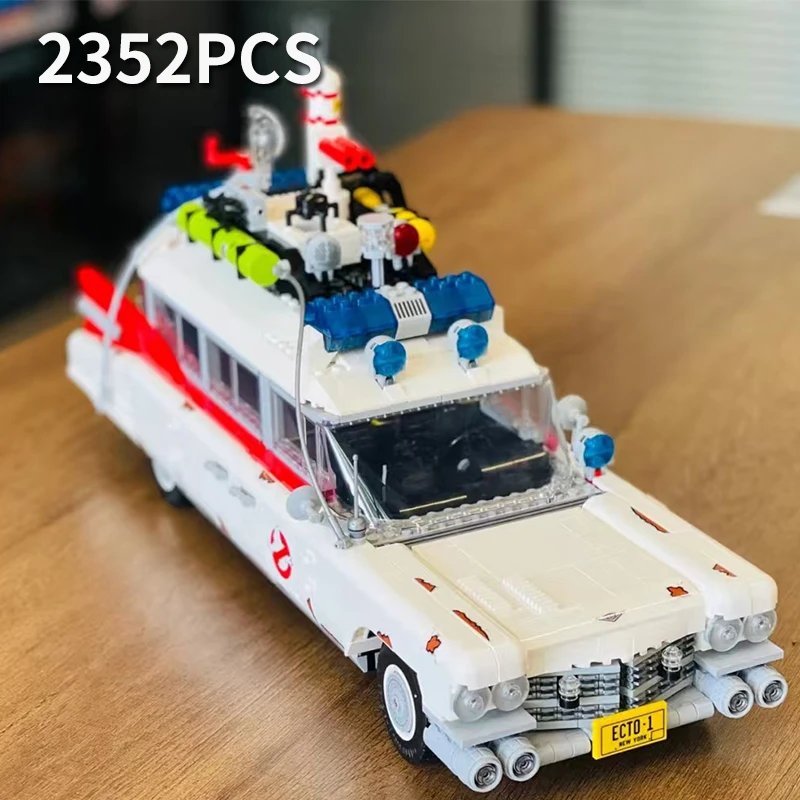 2026 새로운 고스트버스터즈 Ecto1 자동차 빌딩 블록 모델 장난감 세트 성인용 어린이 할로윈 크리스마스 선물 MOC 10274