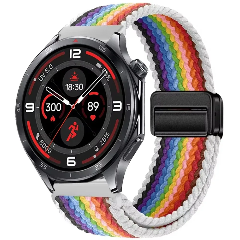Braided Sport Nylon Strap, 22mm - Durable & Stylish Watchband Bracelet