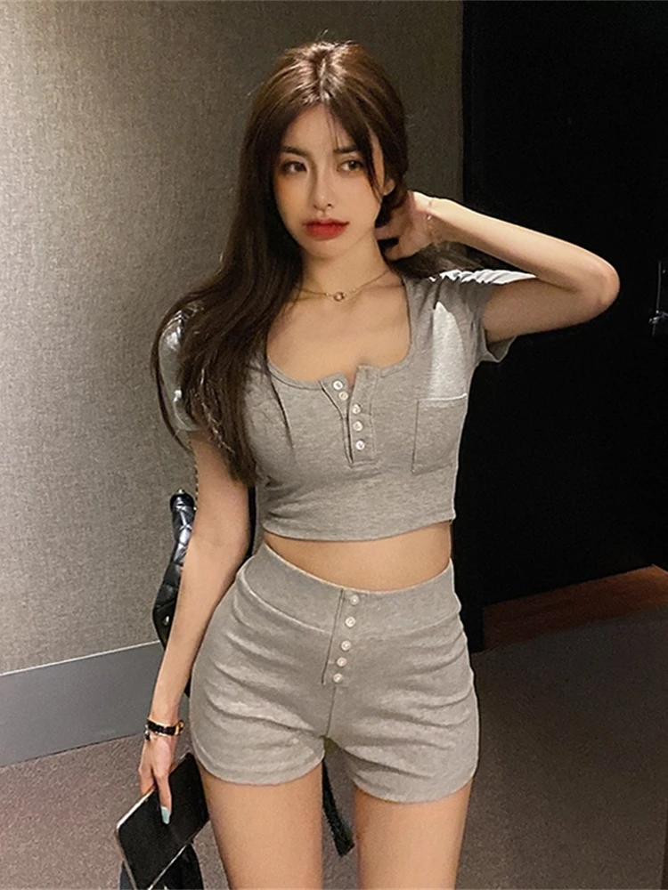 High Waist Knitting Sexy Women Shorts 