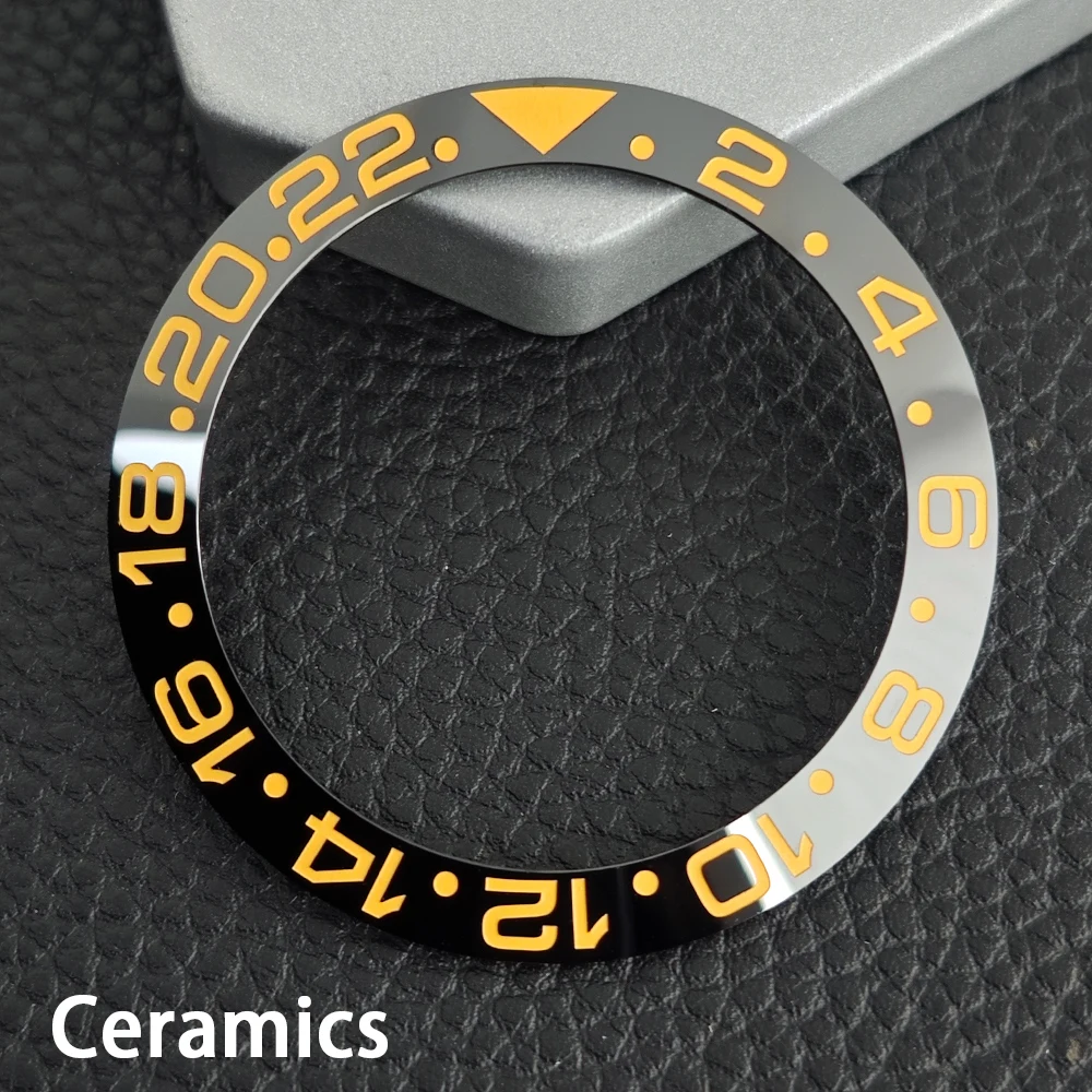 Premium Ceramic/Aluminum Watch Bezel Insert - High-Quality Mechanical Accessory