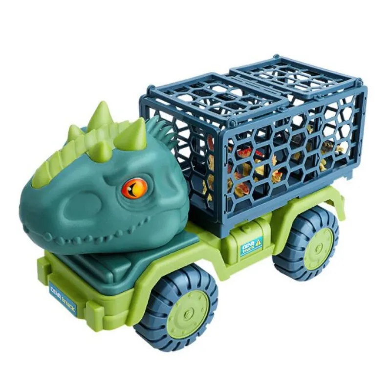 

Dinosaur Toy Car Large Engineering Vehicle Model Educational Toy Transport Vehicle Toy Boy Children Girl with Dinosaur Gift