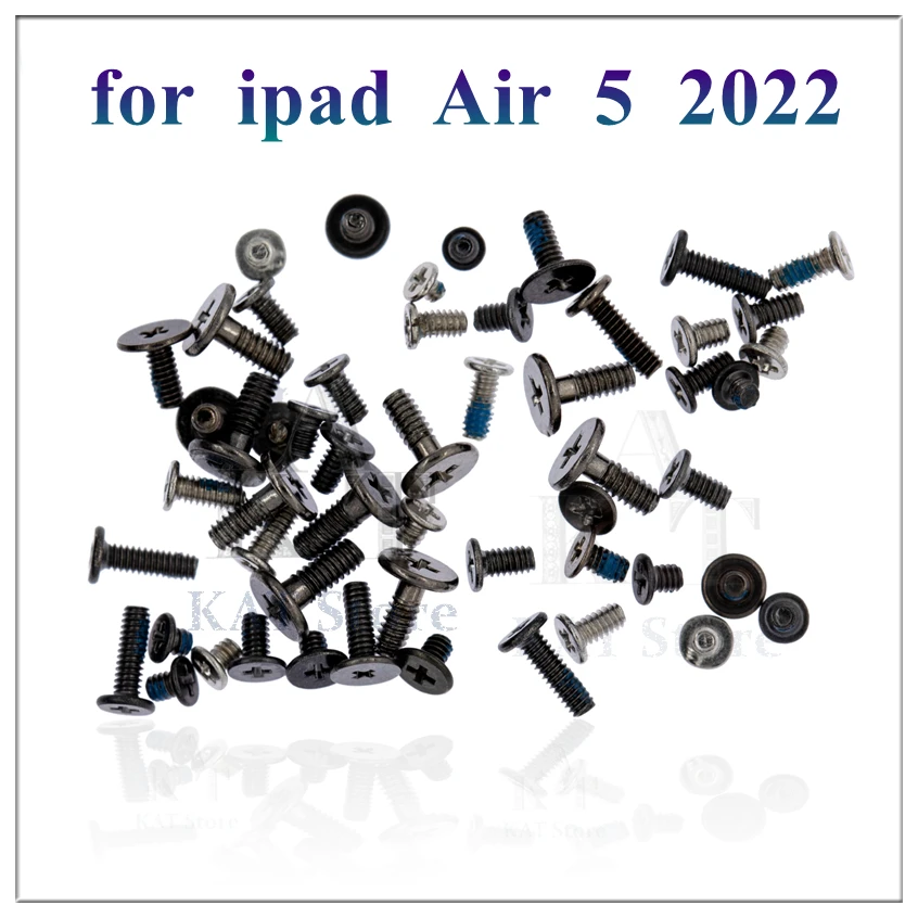 

1Set for iPad Air 5 2022 10.9 Inch Air5 Full Screw Set Main Board Repair Inner Bolt Bottom Dock Spare Screws Replacement Parts