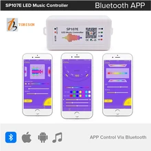 

WS2812B WS2811 Led Pixels Strip SP107E Music Controller Bluetooth WIFI Smart Led Controller WS2813 WS2815 SK6812 APA102 DC5-24V