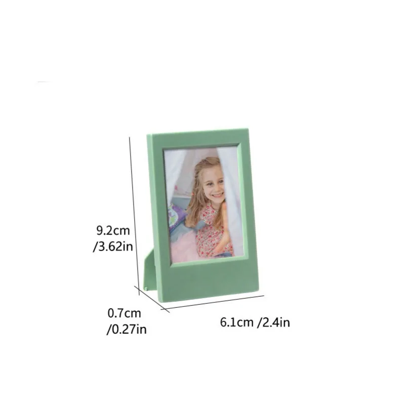 Suitable For Polaroid Mini 3 Inch Classic Vertical Picture Frame Creative Seven-color Set Color Photo Frame Table photo frame 1pc