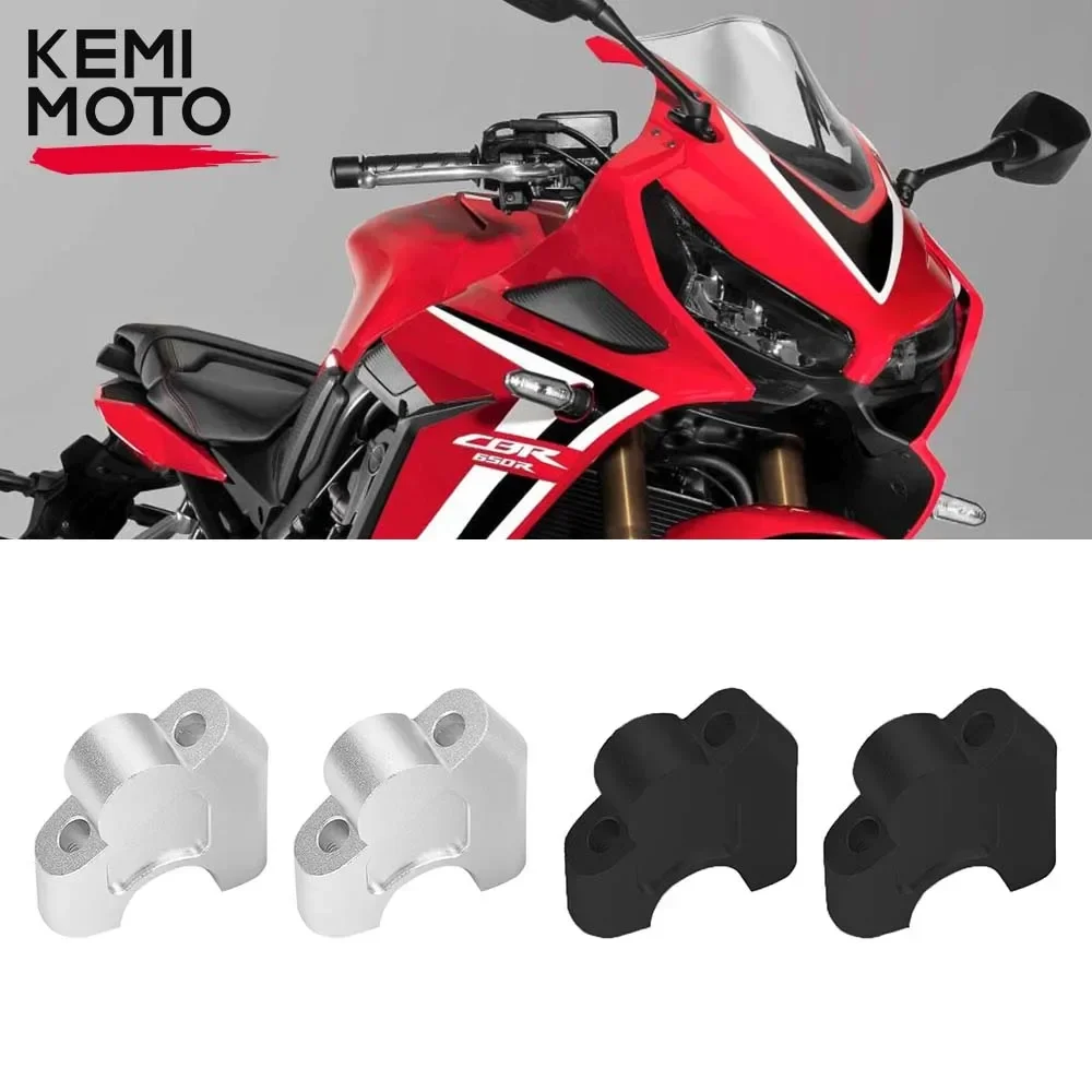 

Motorcycle Handlebar Riser For Honda CB650R CBR650R CB650F 2019 2020 Bar Mount Handle Clamp Extend Adapter Black CNC Accessories