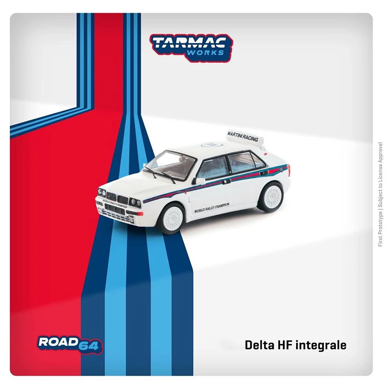 

TW в наличии 1:64 Delta HF Встроенная коллекция литых под давлением моделей автомобилей, миниатюрные игрушечные машинки, Tarmac Works