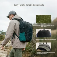 حقائب ظهر BAGSMART ذات سعة كبيرة للرجال والنساء مقاس 15.6 بوصة، حقيبة ظهر للكمبيوتر المحمول مقاومة للماء للسفر في الهواء الطلق وحقيبة ظهر يومية 5