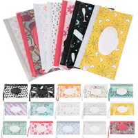 EVA Wet Wipes Bag Portable Flip Cover Clean Wet Wipes Bag for Outdoor Stroller Cosmetic Pouch with Easy-Carry Snap-Strap 1
