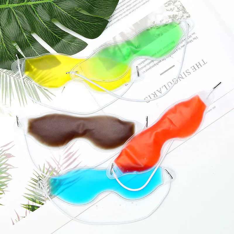 Ice Eye Patch Cover Cold Sleeping Eye Mask Compress Gel Fatigue Relief Relaxation Remove Dark Circle Shield Care 1pcs eye mask
