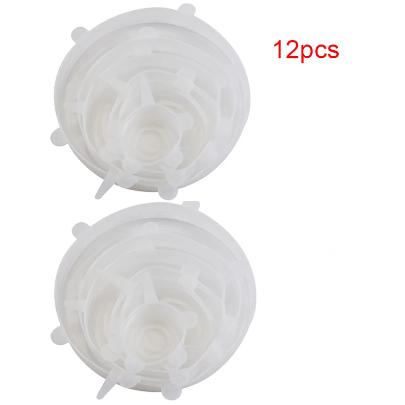 12pcs round white