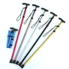Foldable Walking Hiking Stick Aluminum Alloy Mountain Climbing Cane Ultralight Portable Camping Trekking Pole Elderly Cane 2