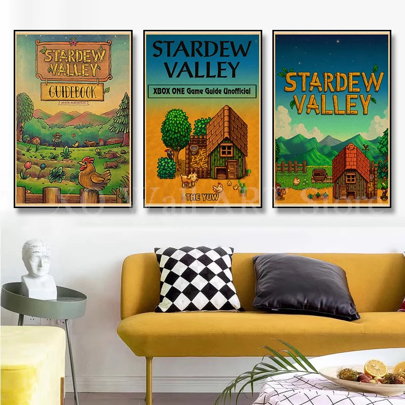 Stardew Valley Inspired Night Market & Flower Dance Canvas Wall Art