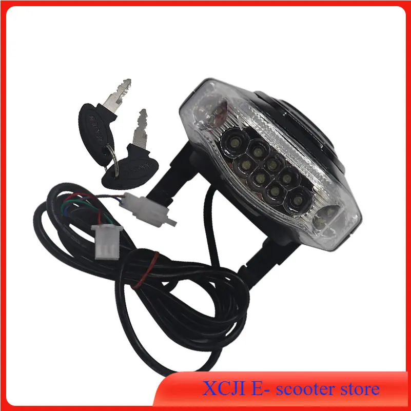 Phares Angel Eyes Pour Scooter Citycoco 60V - Écran LCD, Commutateur Clé, Projecteur LED - Amélioration éclairage Et Style
