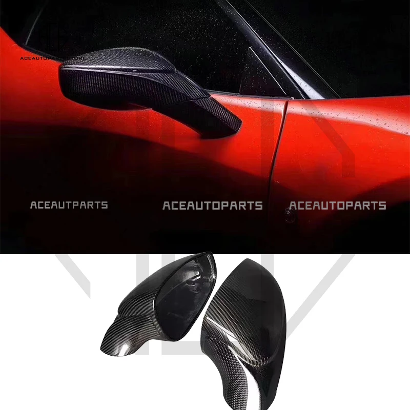 

Replacement style Full Carbon Fiber Mirror Cover For Ferrari 458 Rear View Mirror Cover