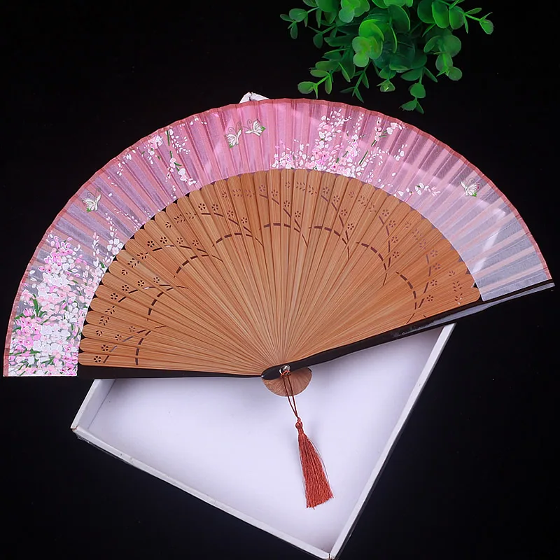 

Antiquity Folding Fan Exquisite Hanfu Cheongsam Matching Hand Fan Chinese Classical Cultural Craft Gift Ventilador Dance Props