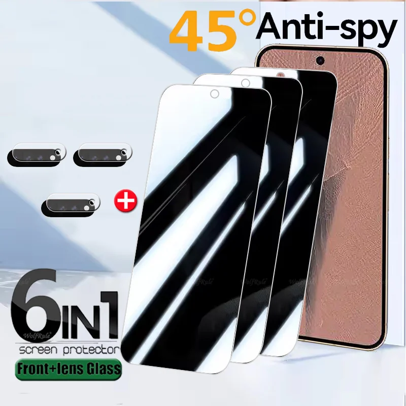 All-in-One Privacy Shield Screen Protector with 9H Hardness for Google Pixel 11 Series