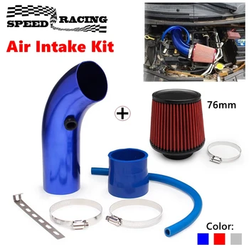 3" Cold Air Intake Pipe Kit with 76mm High-Flow Air Filter 1