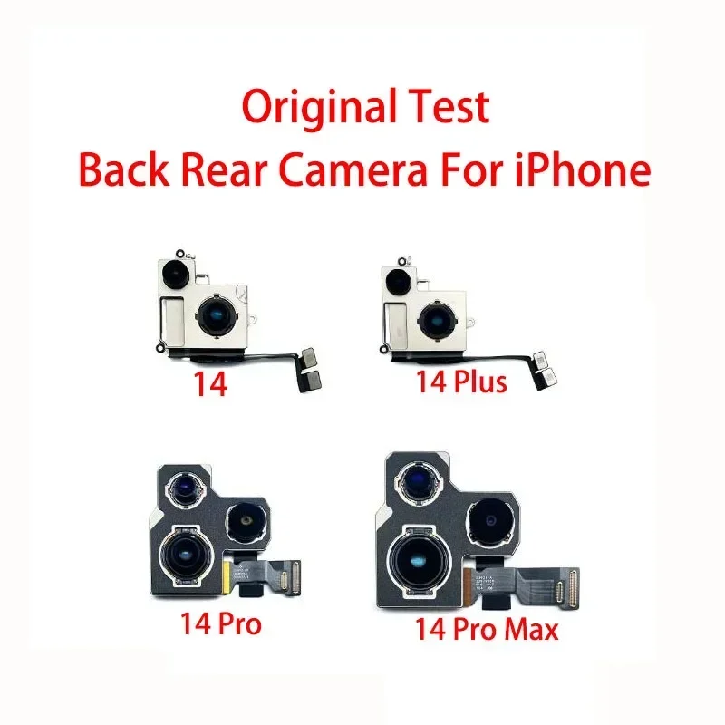

Original Test Back Rear Main Camera with Flash Module Sensor Flex Cable for IPhone 14 Plus Pro Max