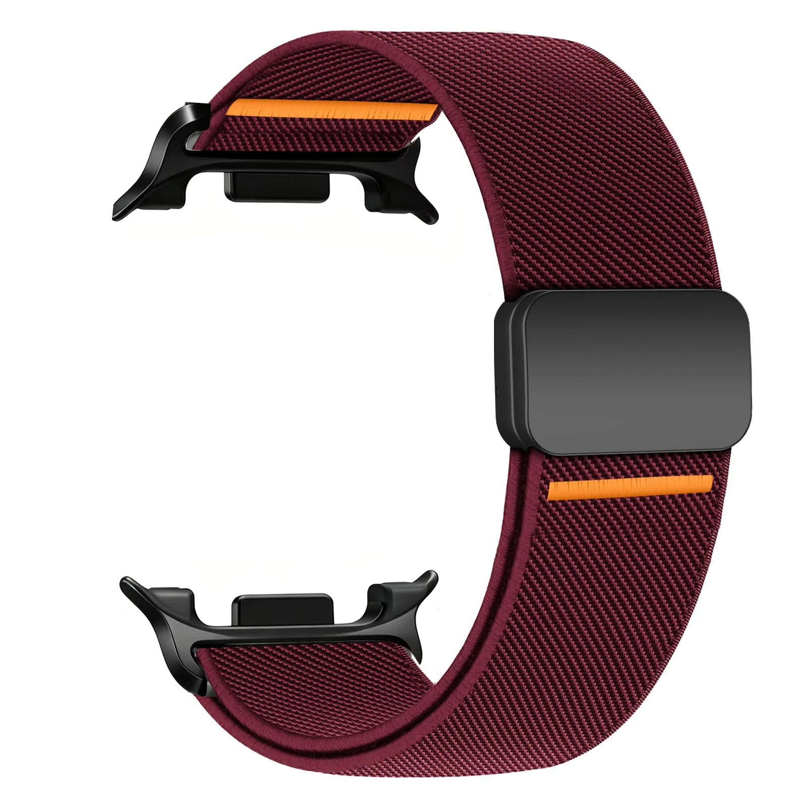 Premium Elastic Magnetic Nylon Watch Band Bracelet Strap, Compatible with Various Smartwatches