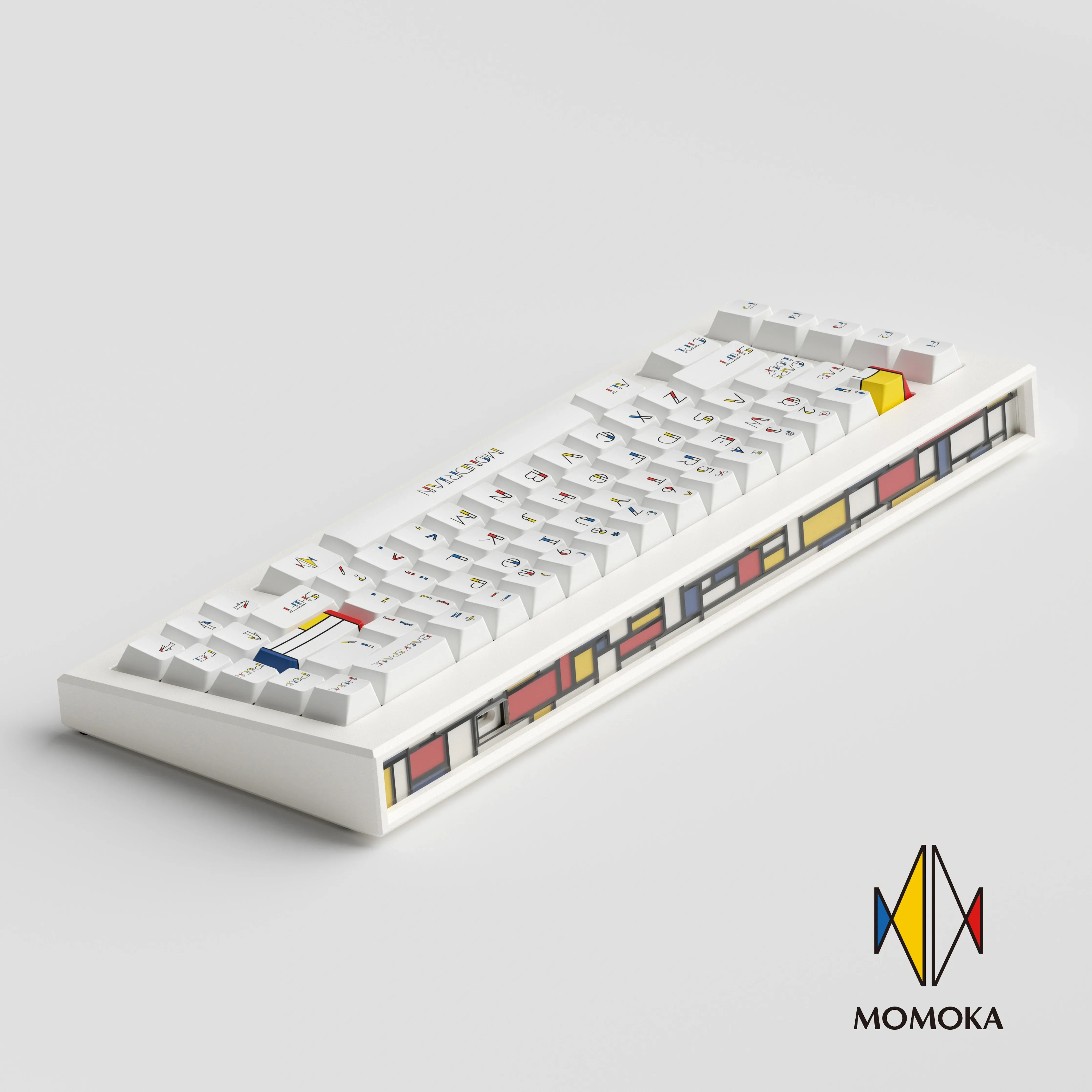 Momoka Mondrian Keycaps 156 Key Sublimation Pbt Keycap mechanische 