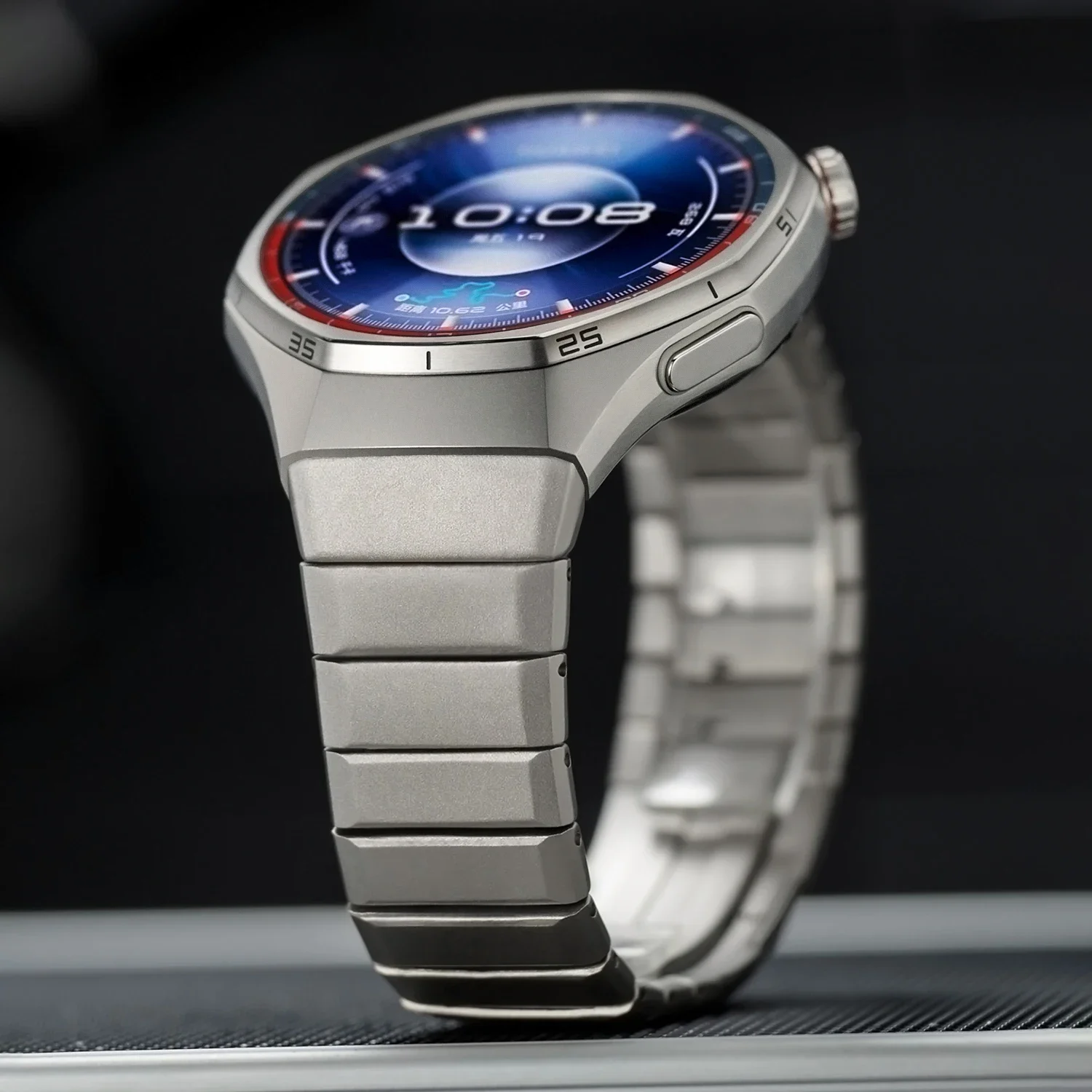 Official Titanium Luxury Band for Smartwatches - No Gaps Bracelet Strap