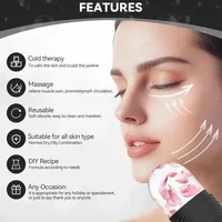 Ice Roller For Face & Eye Face Massage Silicone Ice Mold For Face Beauty Puffiness Relief Facial Massager Skin Care Tools 2