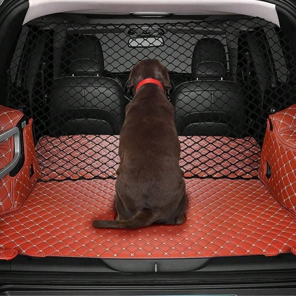 Pet Safety Trunk Barrier - Sturdy Elastic Car Mounted Dog Isolation Net