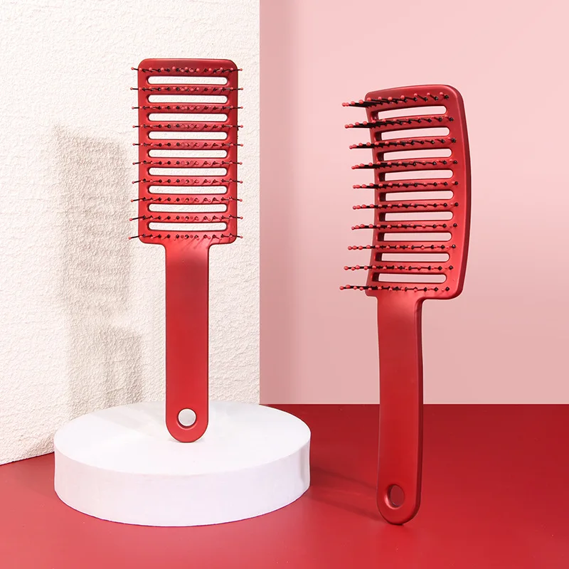 

Professional Hair Brushes Hairdresser Combs Women Wet Curly Detangle Hair Brush Barber Combs Hairdressing Styling Tool