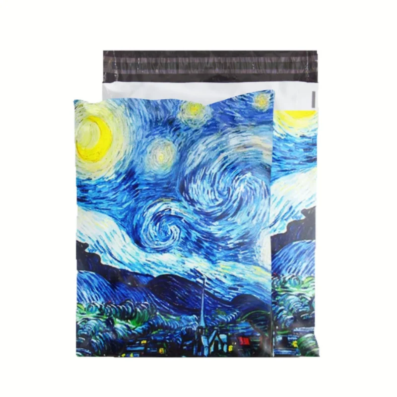 100PCS Poly Mailer Adhesive Envelope Shipping Bag DIY Garment T-shirt Dress Jacket Bra Christmas Toys Gift Packaging Pouches 1
