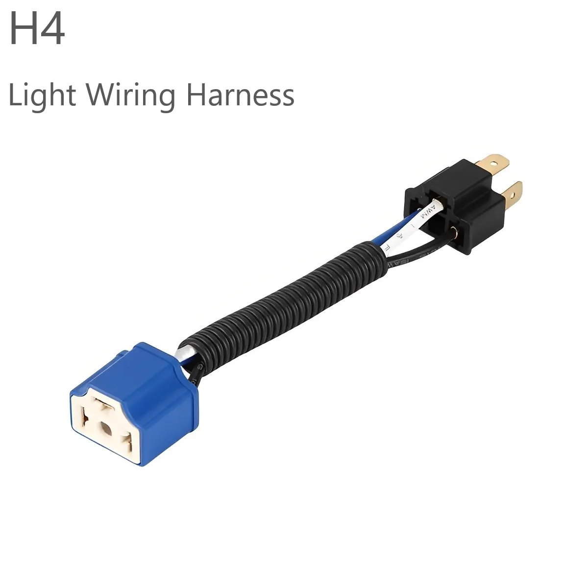 

H4 12V Car Light Harness Connector Durable Headlight Lamp Wire Holder Harness for Taillight / Time Running Lamps