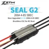 ZTW 32-Bit Seal G2 200A 4-8S SBEC 6/7.4/8.4V 10A Waterproof Water Cooling Two-way Speed Control For RC Boat Underwater Thruster 1