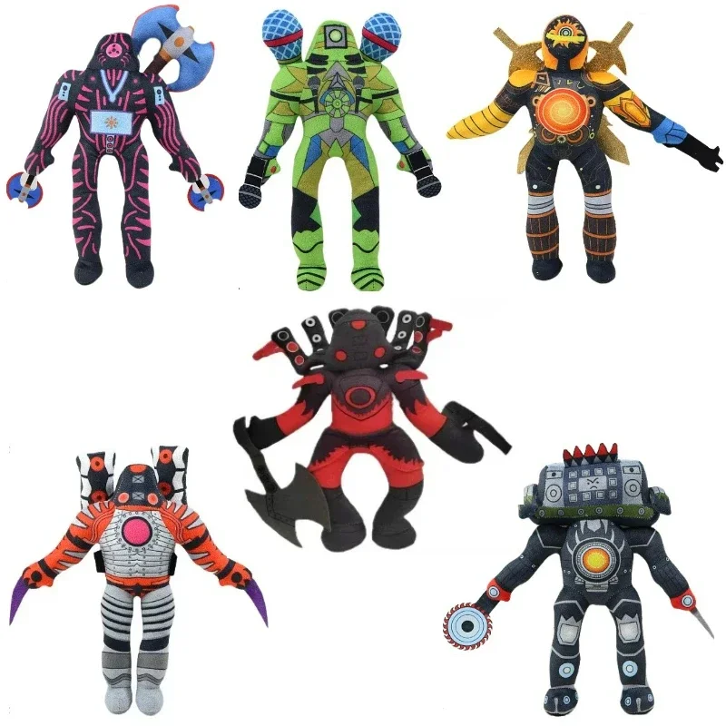 Titan Speakerman Plushies Toys Sinister Clockman Upgrade Stuffed