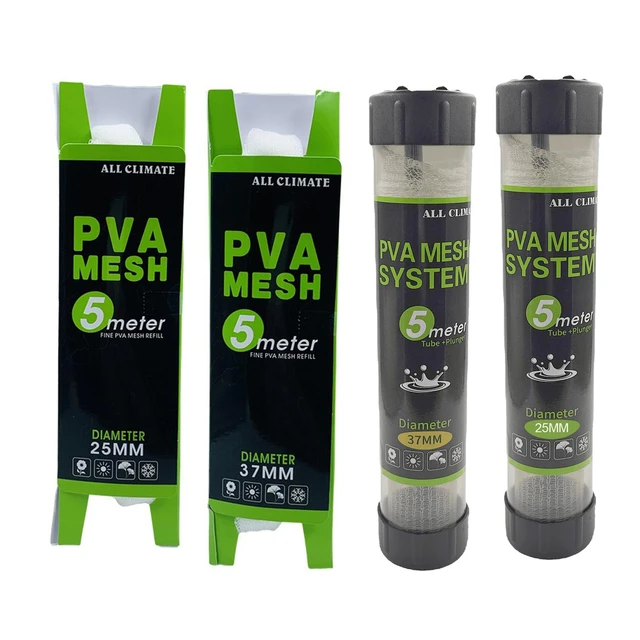 Pva Carp Fishing Mesh Bait Bag Water Dissolving Fishing Net