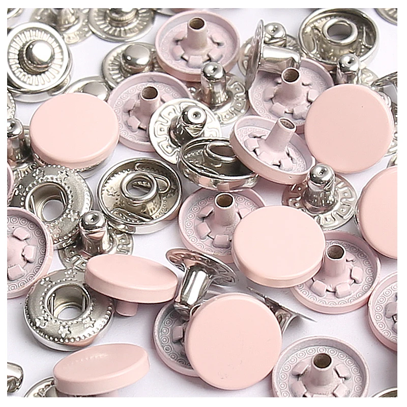 New 15mm Leather Snap Fasteners Metal Buttons Round Duty Sewing Accessories Color Button For Clothing Jackets bags Leathercrafts 5